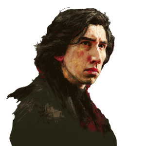 Adam Driver As Kylo Ren Vinyl Car Decal Sticker – Waterproof & UV-Resistant 8"