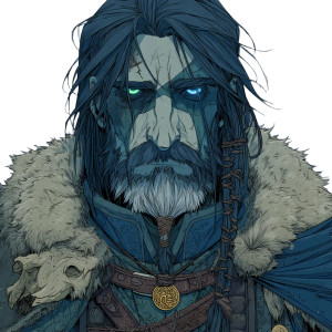 Viking With Griffin Eye Vinyl Car Decal Sticker – Waterproof & UV-Resistant 8"