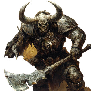 Enraged Minotaur Barbarian Vinyl Car Decal Sticker – Waterproof & UV-Resistant 8"