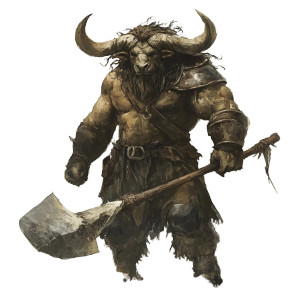 Gentle Minotaur Warrior Vinyl Car Decal Sticker – Waterproof & UV-Resistant 8" Gentle Minotaur Warrior Vinyl Car Decal Sticker – Waterproof & UV-Resistant 8"