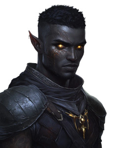 Dark Elf Knight V2 Vinyl Car Decal Sticker – Waterproof & UV-Resistant 8"