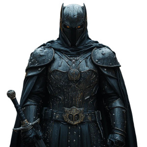 Dark Knight Warrior V3 Vinyl Car Decal Sticker – Waterproof & UV-Resistant 8"
