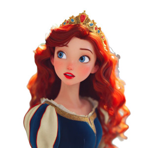 Disney Princess V4 Vinyl Car Decal Sticker – Waterproof & UV-Resistant 8"