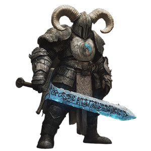 Runic Knight Vinyl Car Decal Sticker – Waterproof & UV-Resistant 8"