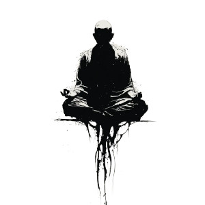 Gothic Meditating Man V2 Vinyl Car Decal Sticker – Waterproof & UV-Resistant 8" Gothic Meditating Man V2 Vinyl Car Decal Sticker – Waterproof & UV-Resistant 8"