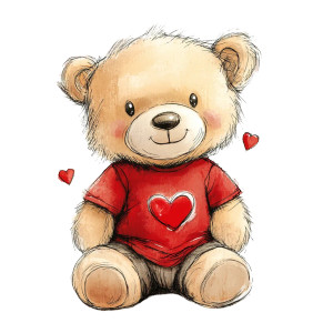 Valentine Teddy Bear Vinyl Car Decal Sticker – Waterproof & UV-Resistant 8" Valentine Teddy Bear Vinyl Car Decal Sticker – Waterproof & UV-Resistant 8"
