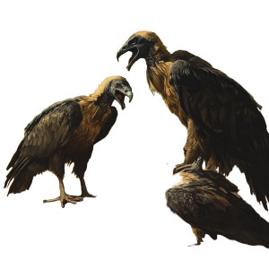 Vultures Feasting Vinyl Car Decal Sticker – Waterproof & UV-Resistant 8" Vultures Feasting Vinyl Car Decal Sticker – Waterproof & UV-Resistant 8"