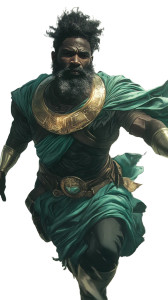 Emerald Sky God Vinyl Car Decal Sticker – Waterproof & UV-Resistant 8"