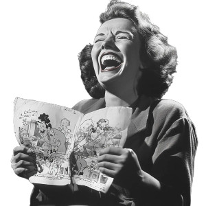 Laughing At Comic Vinyl Car Decal Sticker – Waterproof & UV-Resistant 8" Laughing At Comic Vinyl Car Decal Sticker – Waterproof & UV-Resistant 8"