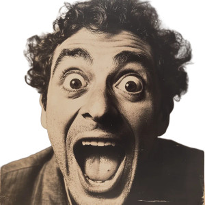 Excited Face Vinyl Car Decal Sticker – Waterproof & UV-Resistant 8"