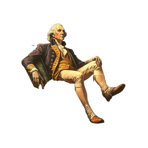 Washington On Dollars Vinyl Car Decal Sticker – Waterproof & UV-Resistant 8"