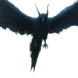 Evil Gigantic Bird Vinyl Car Decal Sticker – Waterproof & UV-Resistant 8"