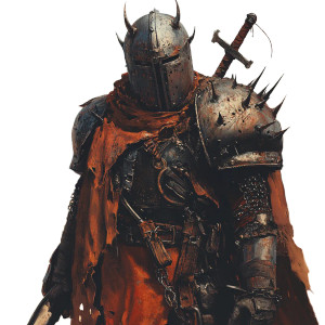 Apocalyptic Knight Army Vinyl Car Decal Sticker – Waterproof & UV-Resistant 8"