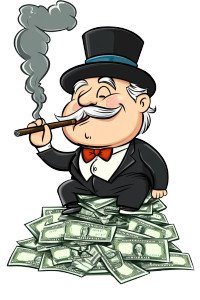 Mr. Monopoly Poster Vinyl Car Decal Sticker – Waterproof & UV-Resistant 8"