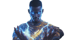 Thunder God Decal Vinyl Car Decal Sticker – Waterproof & UV-Resistant 8"