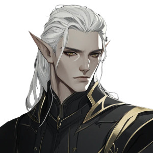 Noble Elf Avatar Vinyl Car Decal Sticker – Waterproof & UV-Resistant 8"