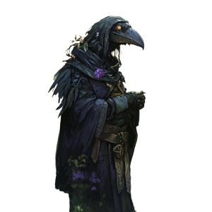 Kenku Grave Cleric Vinyl Car Decal Sticker – Waterproof & UV-Resistant 8"