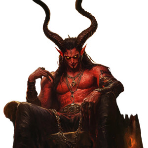Dark Fantasy Demon V8 Vinyl Car Decal Sticker – Waterproof & UV-Resistant 8"