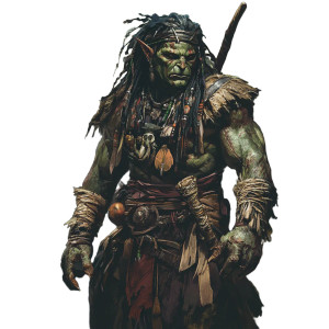 Scarred Witch Doctor Vinyl Car Decal Sticker – Waterproof & UV-Resistant 8"