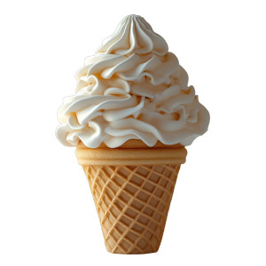 Icecream Cone Building Vinyl Car Decal Sticker – Waterproof & UV-Resistant 8"