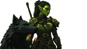 Orc Ranger Companion Vinyl Car Decal Sticker – Waterproof & UV-Resistant 8"