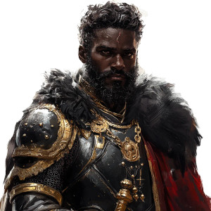 Black King Artwork Vinyl Car Decal Sticker – Waterproof & UV-Resistant 8"