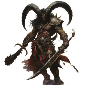 Fiendish Demon Vinyl Car Decal Sticker – Waterproof & UV-Resistant 8"