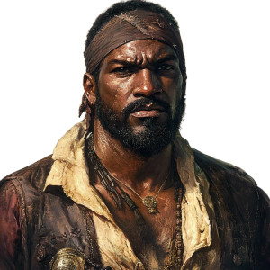 Black Pirate V2 Vinyl Car Decal Sticker – Waterproof & UV-Resistant 8"