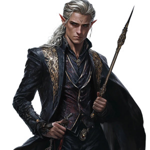 Astral Elf Wizard Vinyl Car Decal Sticker – Waterproof & UV-Resistant 8"