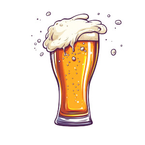 Floating Beer Glass Vinyl Car Decal Sticker – Waterproof & UV-Resistant 8" Floating Beer Glass Vinyl Car Decal Sticker – Waterproof & UV-Resistant 8"