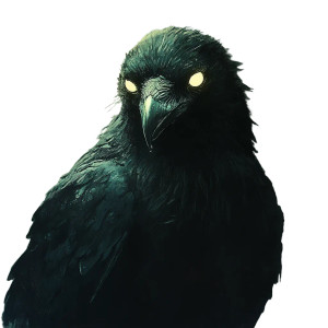 Evil Demon Raven Vinyl Car Decal Sticker – Waterproof & UV-Resistant 8"