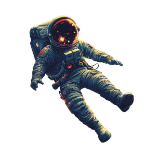 Floating Astronaut V13 Vinyl Car Decal Sticker – Waterproof & UV-Resistant 8" Floating Astronaut V13 Vinyl Car Decal Sticker – Waterproof & UV-Resistant 8"