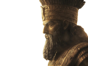 Anunnaki Portrait Vinyl Car Decal Sticker – Waterproof & UV-Resistant 8"