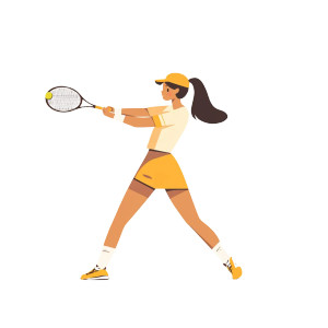Tennis Playing Girl Vinyl Car Decal Sticker – Waterproof & UV-Resistant 8" Tennis Playing Girl Vinyl Car Decal Sticker – Waterproof & UV-Resistant 8"