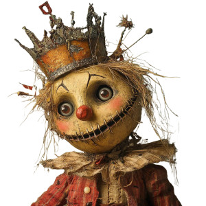 Scarecrow King Vinyl Car Decal Sticker – Waterproof & UV-Resistant 8"