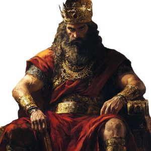 King Saul Pride Vinyl Car Decal Sticker – Waterproof & UV-Resistant 8"