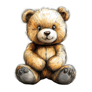 Russian Teddy Bear Vinyl Car Decal Sticker – Waterproof & UV-Resistant 8"