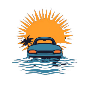Alter Pool Sun Vinyl Car Decal Sticker – Waterproof & UV-Resistant 8"