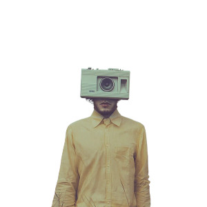 Polaroid Head Man Vinyl Car Decal Sticker – Waterproof & UV-Resistant 8"