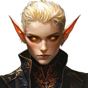 Arrogant Golden-Eyed Elf Vinyl Car Decal Sticker – Waterproof & UV-Resistant 8" Arrogant Golden-Eyed Elf Vinyl Car Decal Sticker – Waterproof & UV-Resistant 8"