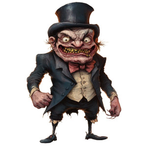 Hideous Witty Hunchback Vinyl Car Decal Sticker – Waterproof & UV-Resistant 8"