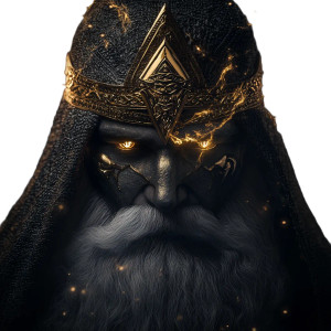 King Atlan Throne V2 Vinyl Car Decal Sticker – Waterproof & UV-Resistant 8"