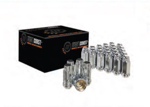 Superior 5 Lug Wheel Installation Kit | Durable Chrome Plated with Locks | 60 Degree Conical Bulge