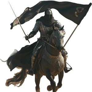 Mysterious Islamic Warrior Vinyl Car Decal Sticker – Waterproof & UV-Resistant 8"