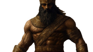 Gilgamesh Demigod Vinyl Car Decal Sticker – Waterproof & UV-Resistant 8"