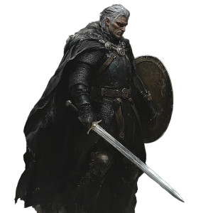 Fantasy Warrior V18 Vinyl Car Decal Sticker – Waterproof & UV-Resistant 8"