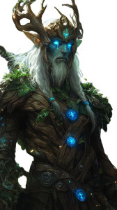 Night Elf Druid Vinyl Car Decal Sticker – Waterproof & UV-Resistant 8"