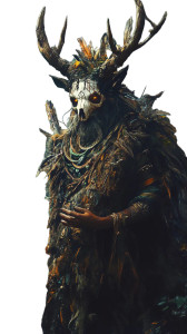 Shaman Meditation Vinyl Car Decal Sticker – Waterproof & UV-Resistant 8"