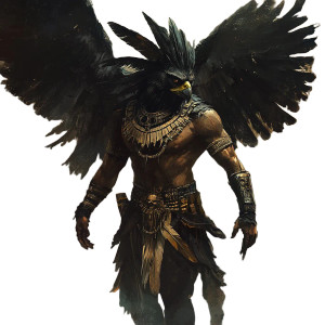 Aztec Eagle Warrior V2 Vinyl Car Decal Sticker – Waterproof & UV-Resistant 8"