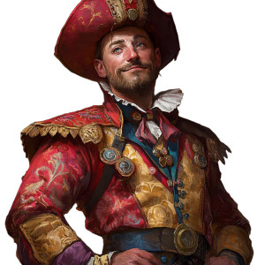 Fantasy Circus Ringleader Vinyl Car Decal Sticker – Waterproof & UV-Resistant 8"